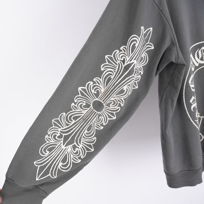 CHROME HEARTS VINTAGE FLORAL HORSESHOE ZIP UP