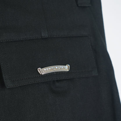 CHROME HEARTS STREETSWEEPERS BAGGY DENIM PANTS WITH ADJUSTABLE LEG