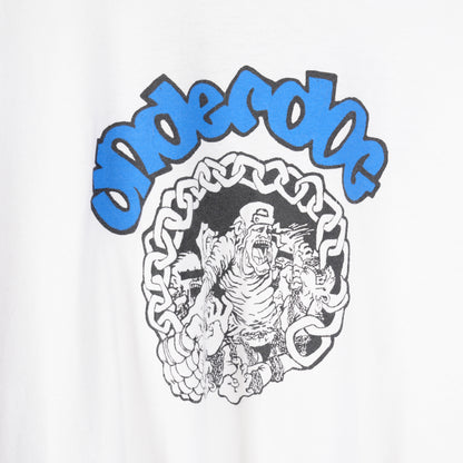 VINTAGE UNDERDOG HARDCORE WHITE NYC LONG SLEEVE TEE