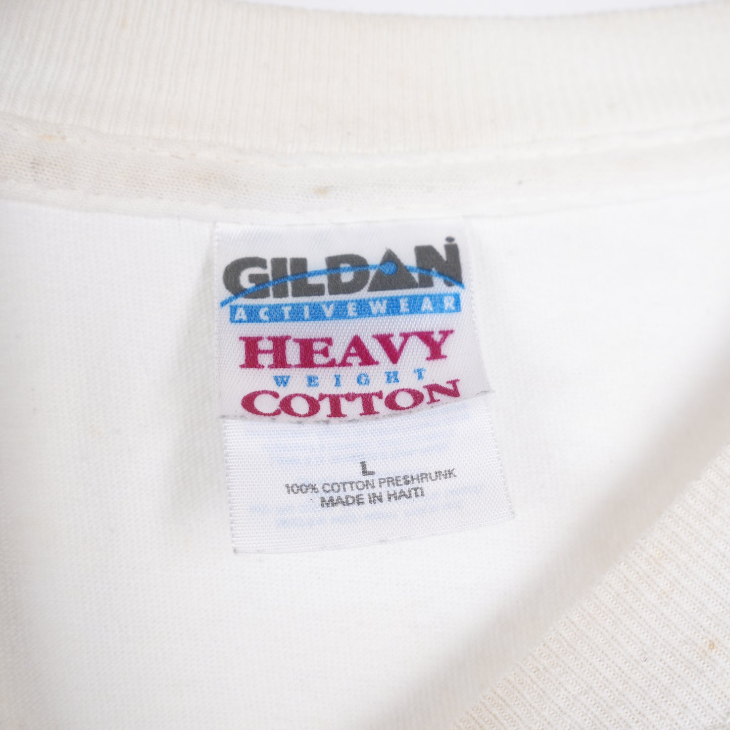 VINTAGE UNDERDOG HARDCORE WHITE NYC LONG SLEEVE TEE
