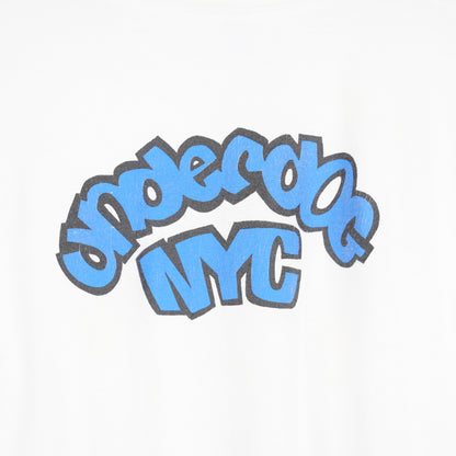 VINTAGE UNDERDOG HARDCORE WHITE NYC LONG SLEEVE TEE