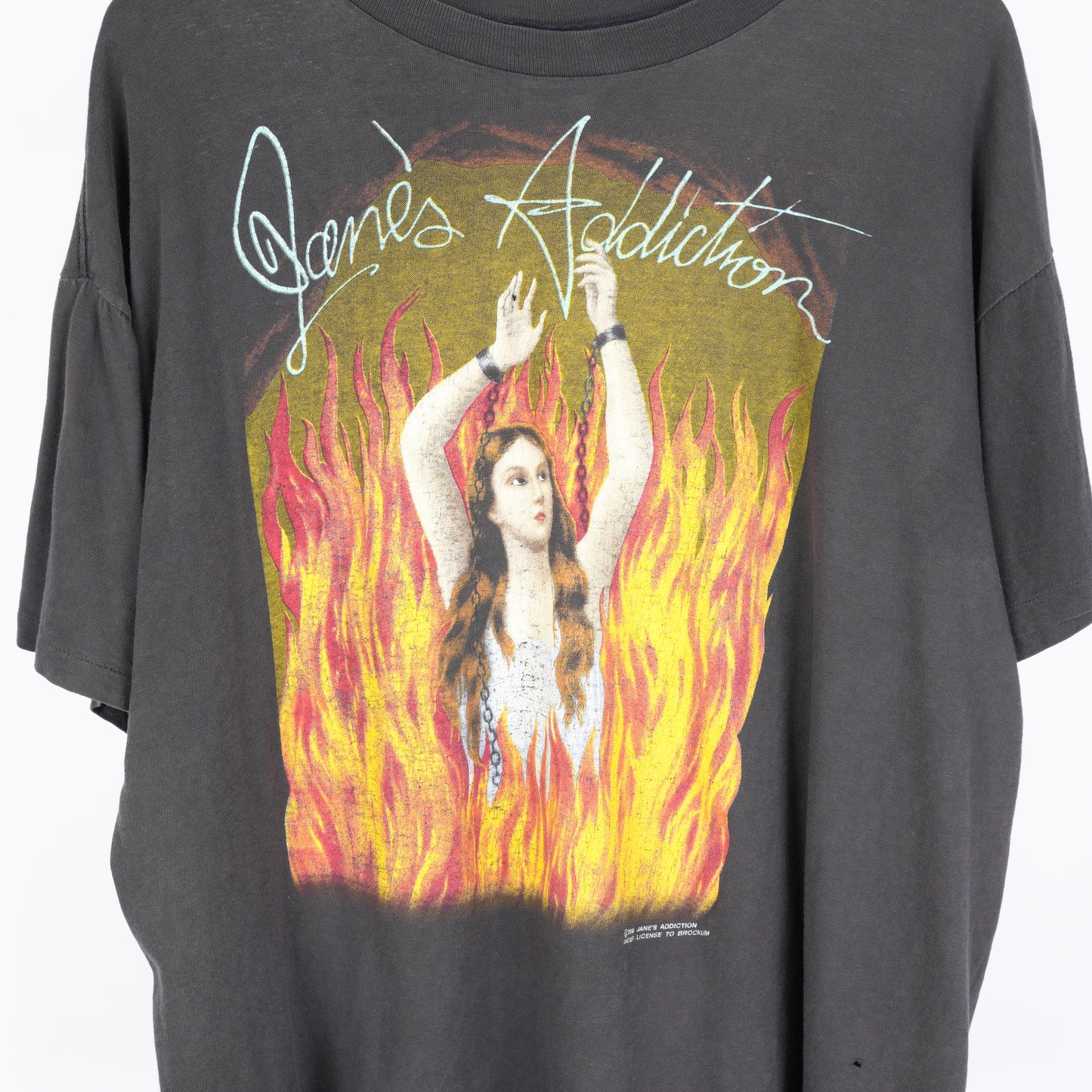 VINTAGE  1980s JANES ADDICTION EL RITUAL DE LO HABITUAL TEE LA TOUR DATES SPECIAL EDITION