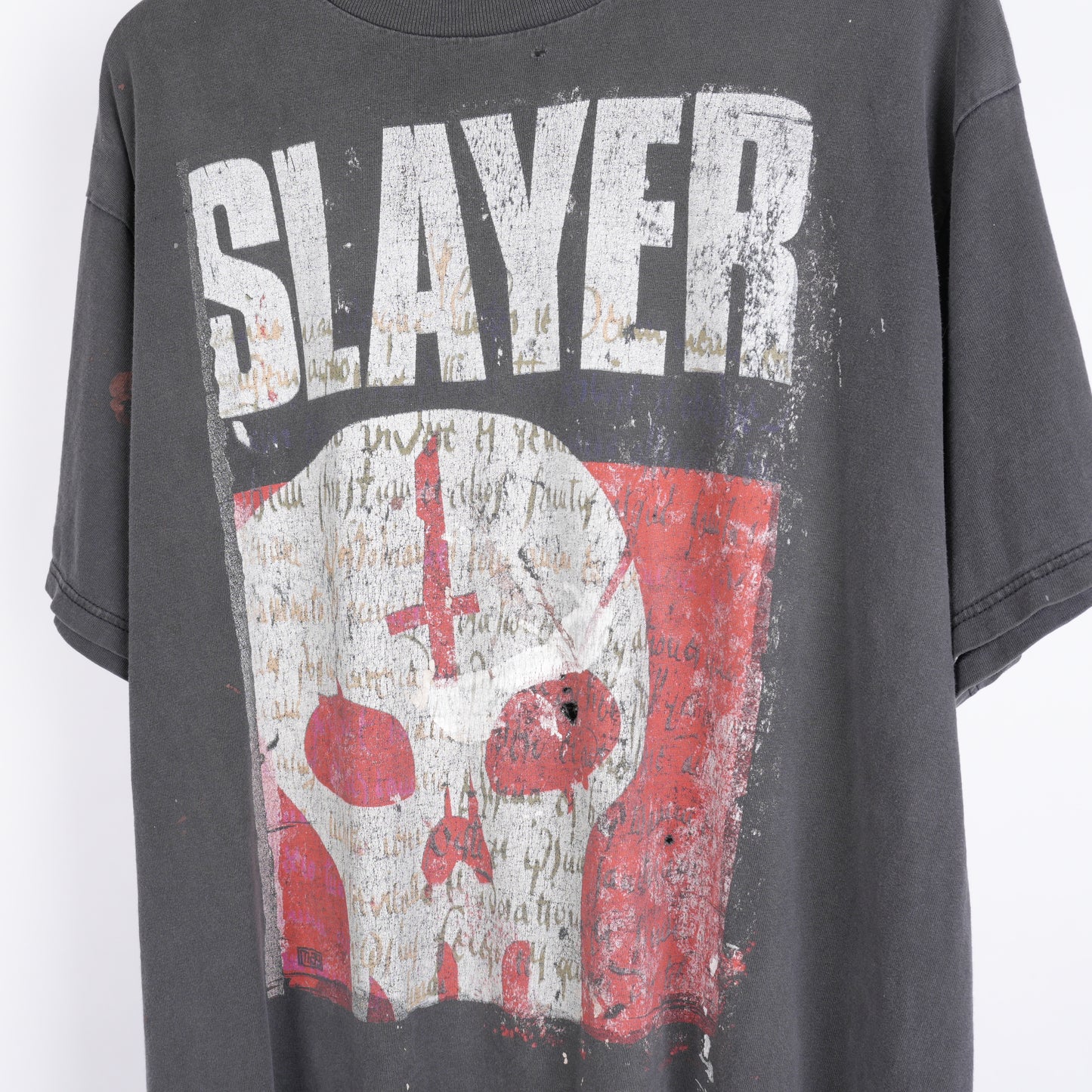 VINTAGE SLAYER UNDISPUTED ATTITUDE SKULL TEE