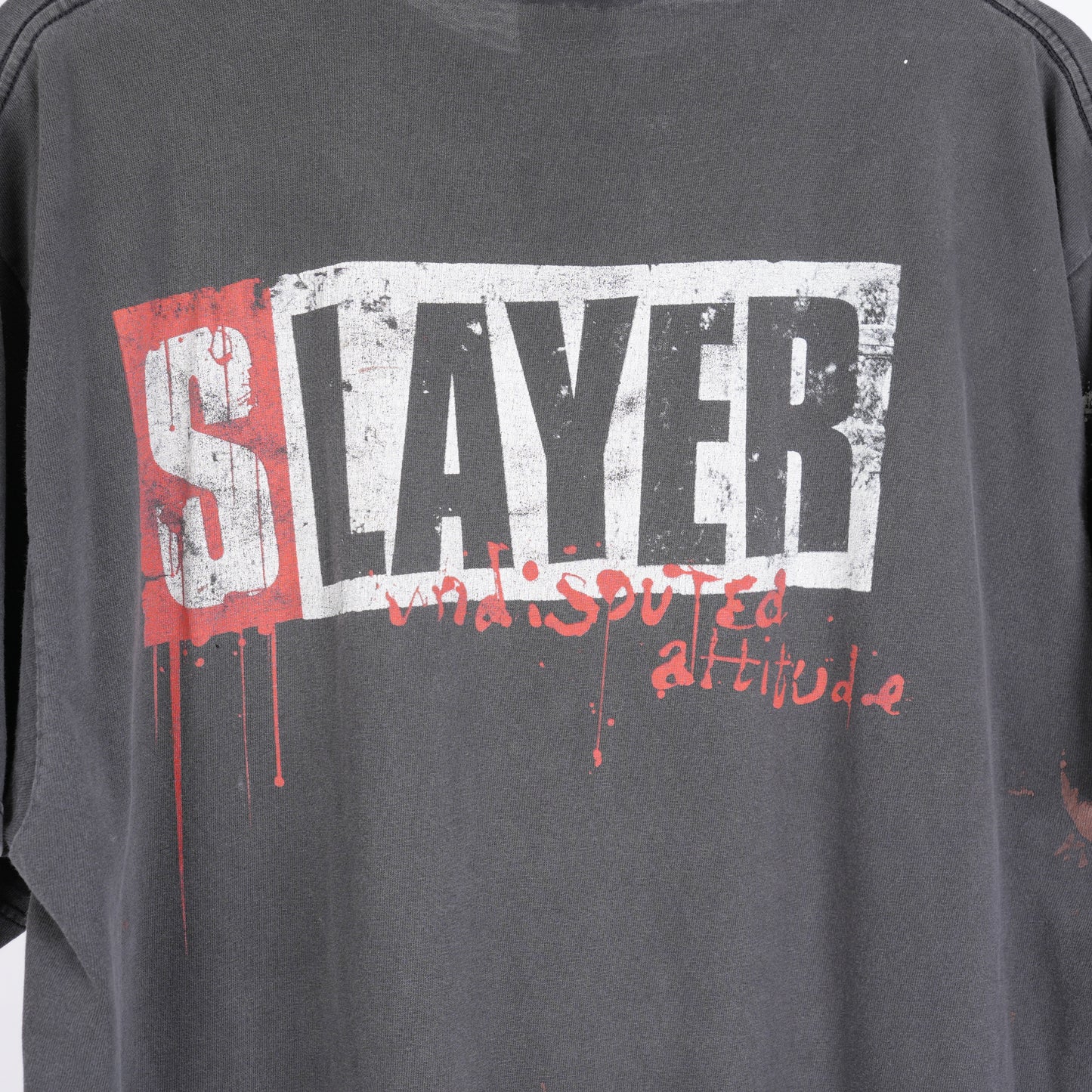 VINTAGE SLAYER UNDISPUTED ATTITUDE SKULL TEE