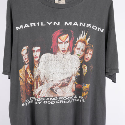 VINTAGE MARILYN MANSON ROCK IS DEAD TOUR '99 TEE