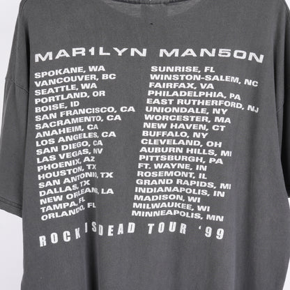 VINTAGE MARILYN MANSON ROCK IS DEAD TOUR '99 TEE