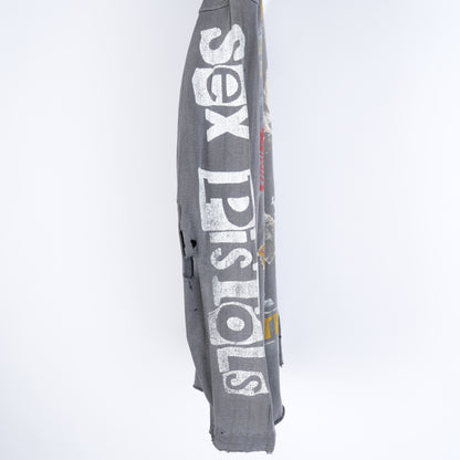 VINTAGE SEX PISTOLS THE NASTIES FADED LONG SLEEVE T-SHIRT