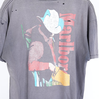 SMOKED MARLBORO COWBOY VINTAGE POCKET T-SHIRT