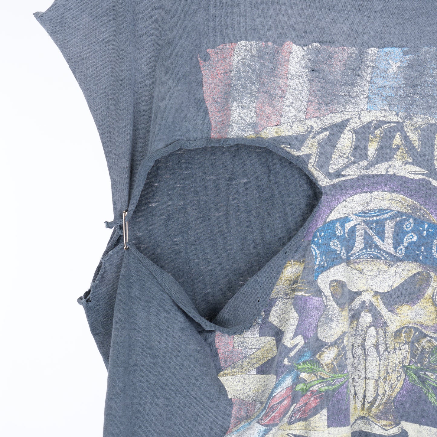 GUNS N ROSES THRASHED VINTAGE CUT OFF