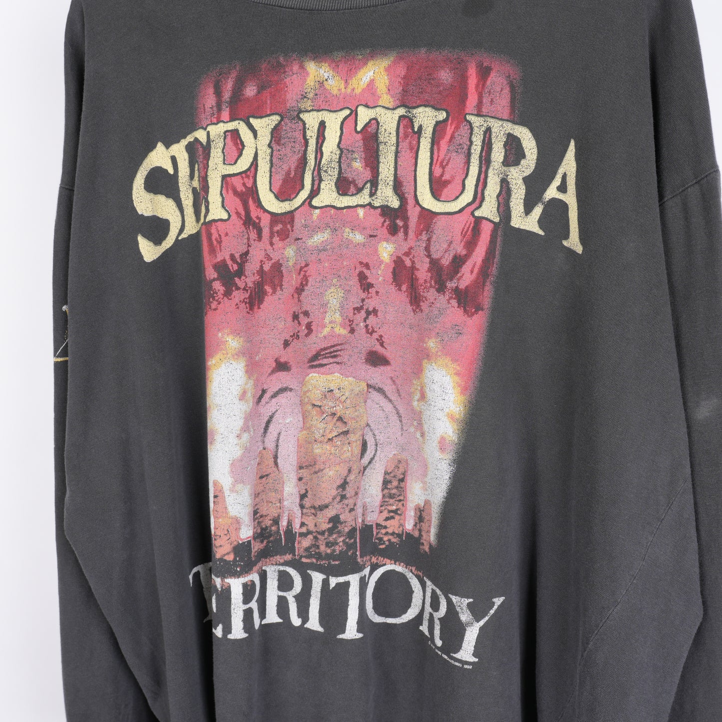 VINTAGE SEPULTURA WAR FOR TERRITORY LONG SLEEVE TEE