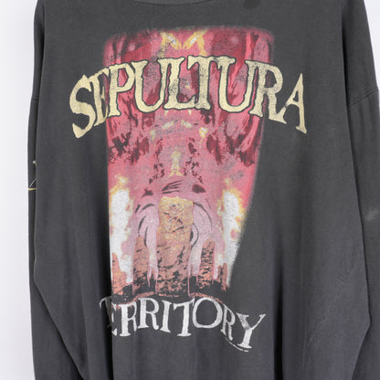 VINTAGE SEPULTURA WAR FOR TERRITORY LONG SLEEVE TEE