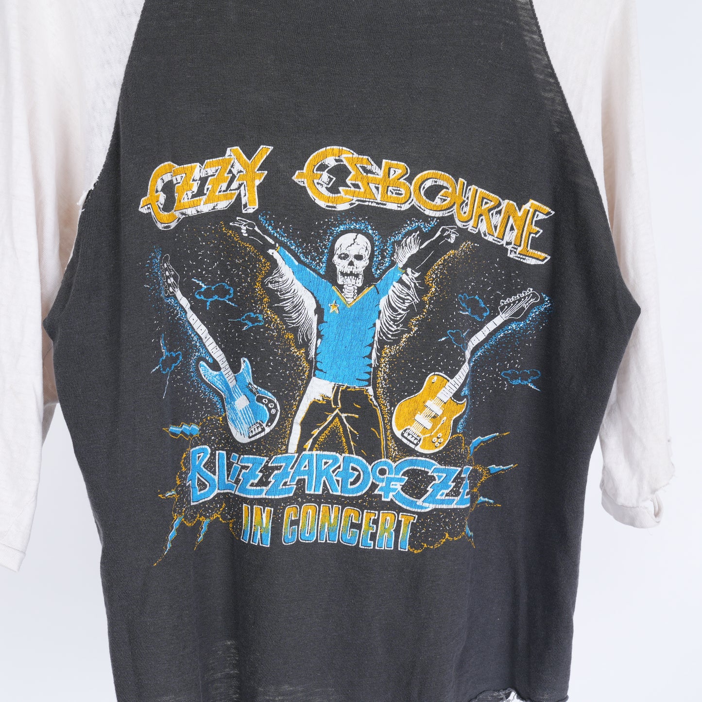 OZZY OZBOURNE BLIZZARD OF OZZ RAGLAN TEE