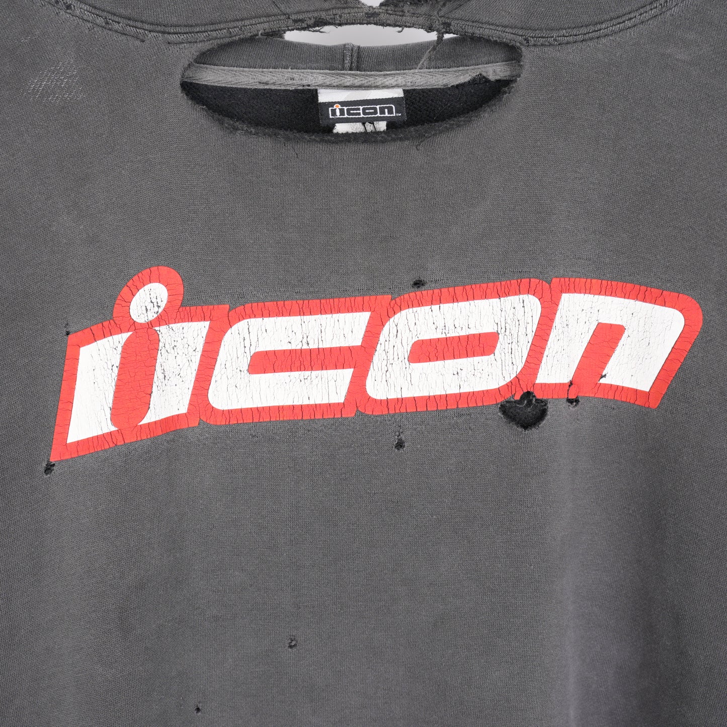 VINTAGE THRASHED ICON MOTORSPORT HOODIE