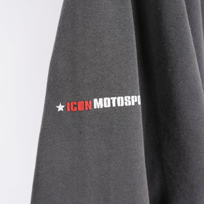 VINTAGE THRASHED ICON MOTORSPORT HOODIE