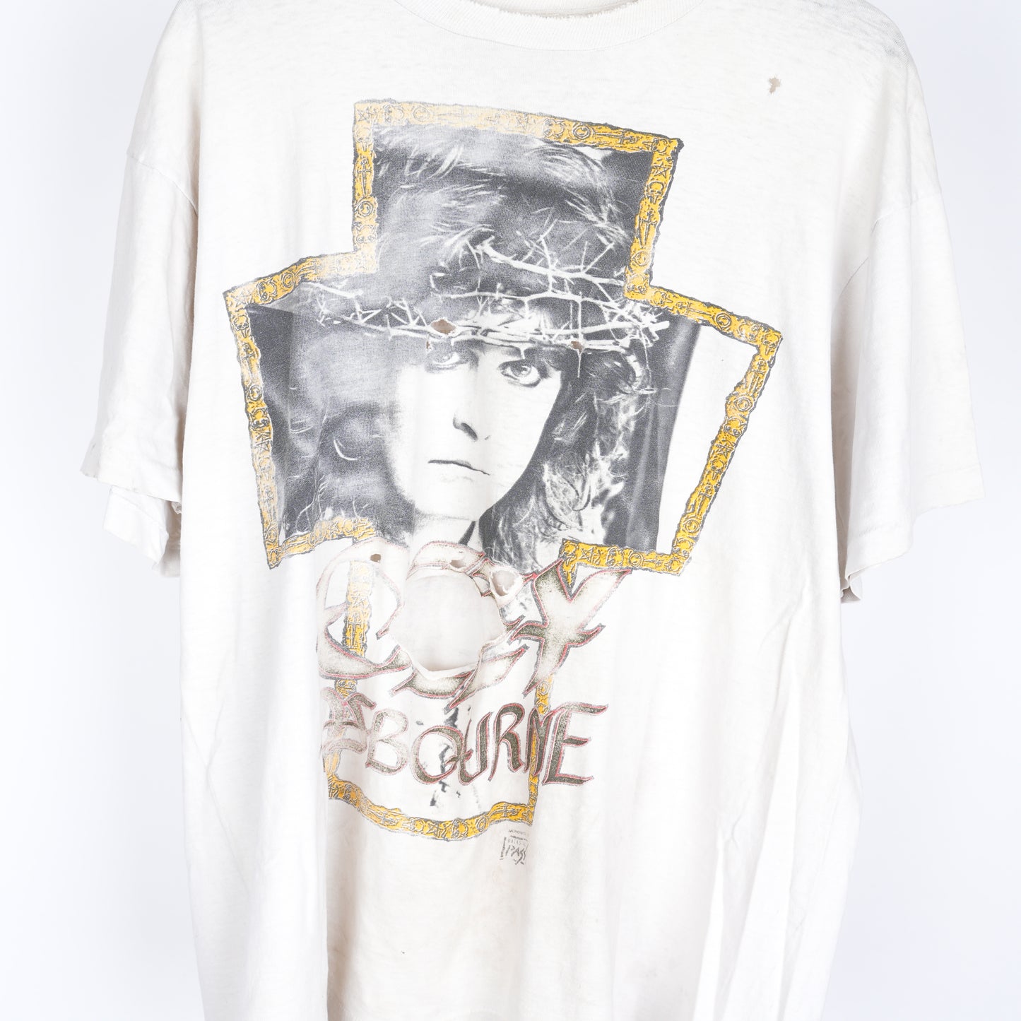 VINTAGE THRASHED OZZY OZBOURNE TEE
