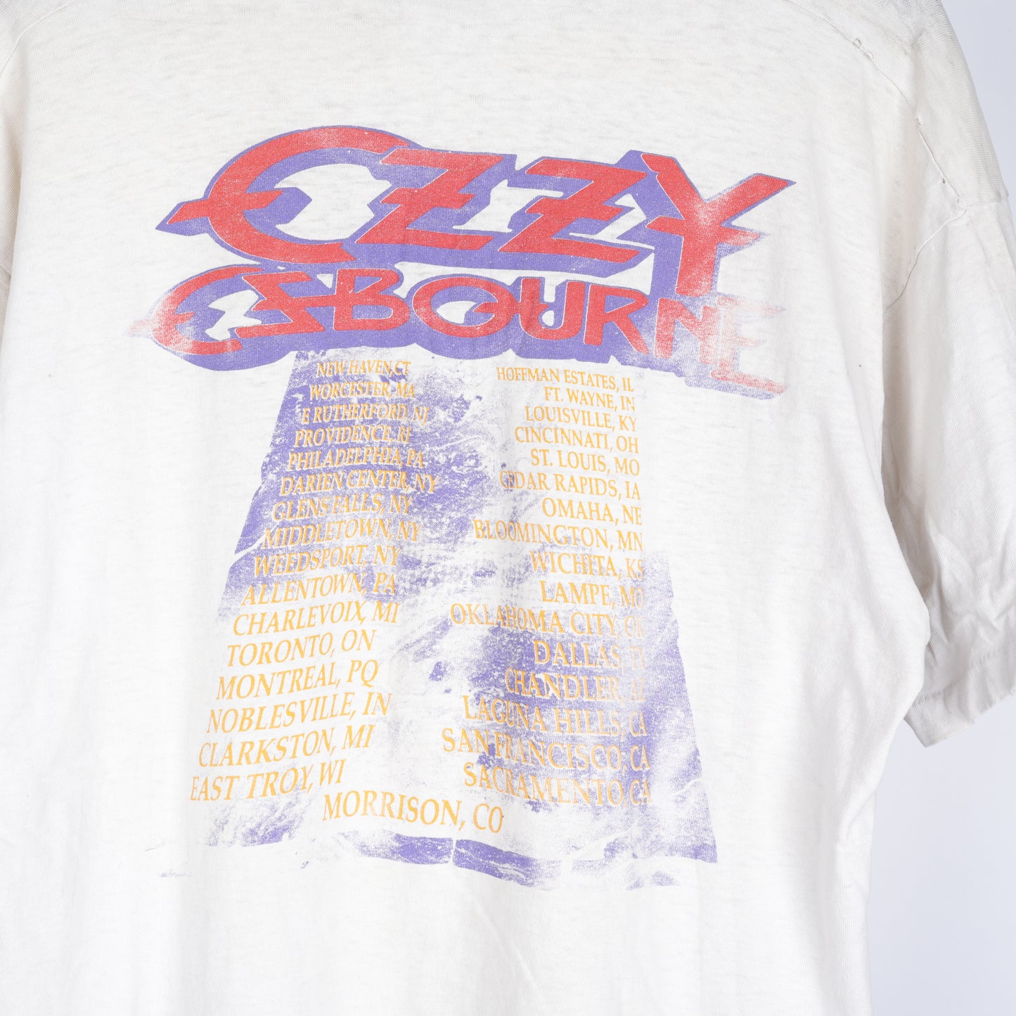 VINTAGE THRASHED OZZY OZBOURNE TEE