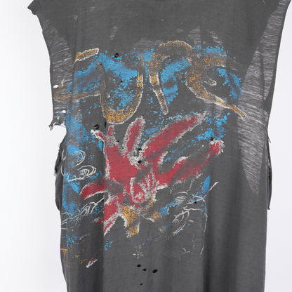 VINTAGE SMOKED THE CURE CUT OFF TEE