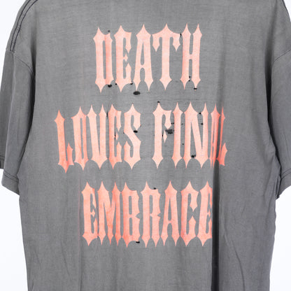 VINTAGE SLAYER DEATH LOVES FINAL EMBRACE FADED TEE