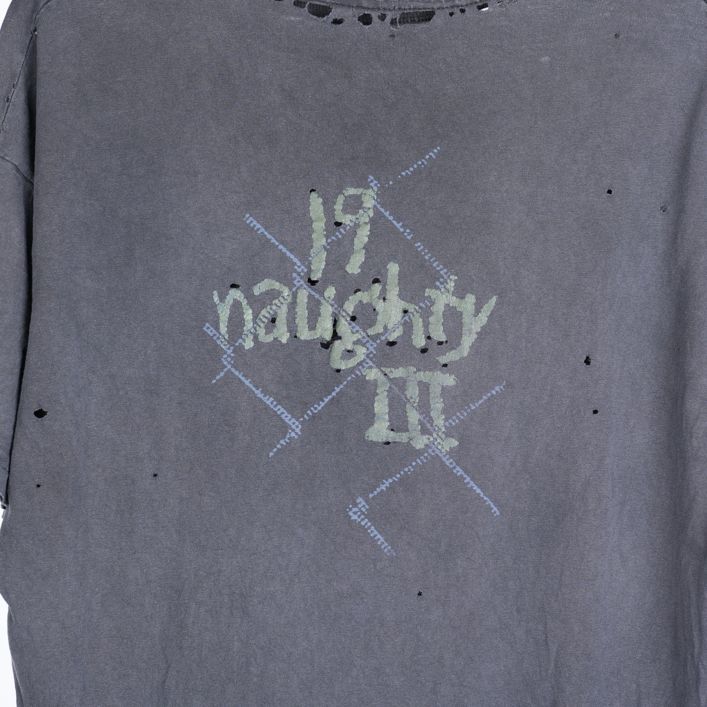VINTAGE THRASHED NAUGHTY BY NATURE TEE