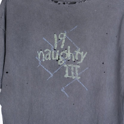 VINTAGE THRASHED NAUGHTY BY NATURE TEE