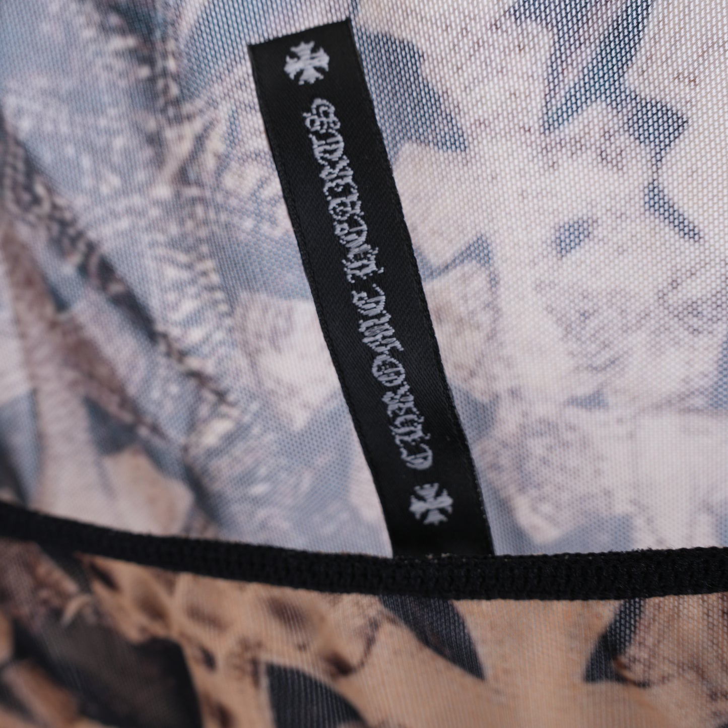 WOMEN'S CHROME HEARTS FLOODED CROSS DRESS SCREENPRINT