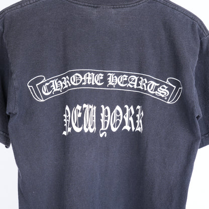 CHROME HEARTS VINTAGE FADED NYC POCKET T-SHIRT