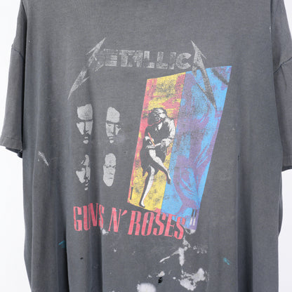 VINTAGE FADED METALLICA GUNS N ROSES TEE