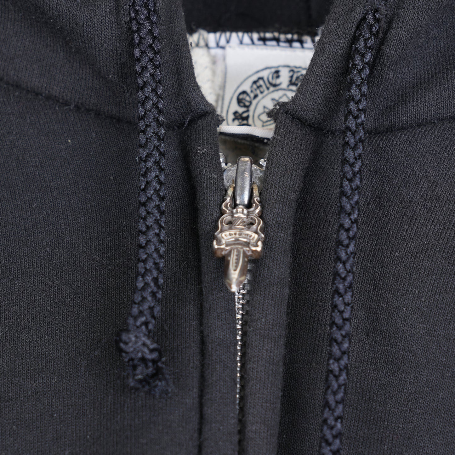 CHROME HEARTS LOGO VINTAGE THERMAL LINED HOODIE