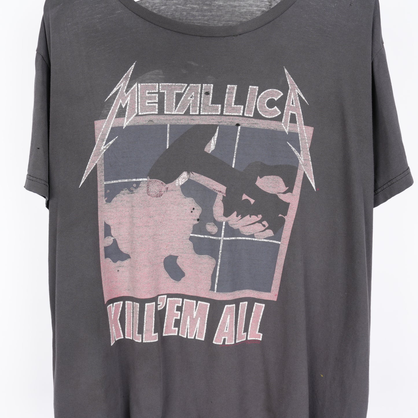 VINTAGE THRASHED METALLICA KILL EM ALL TEE