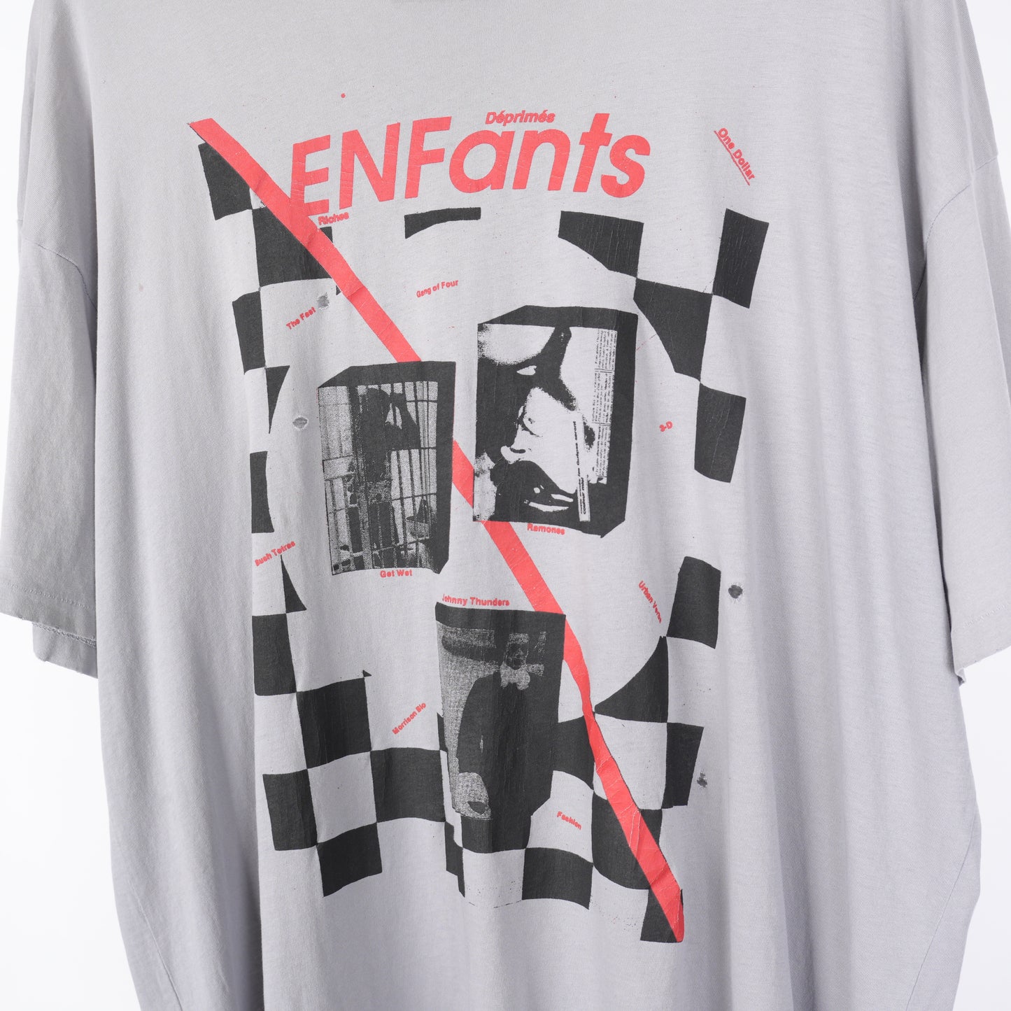 ERD CHECKERED FAN ZINE TEE