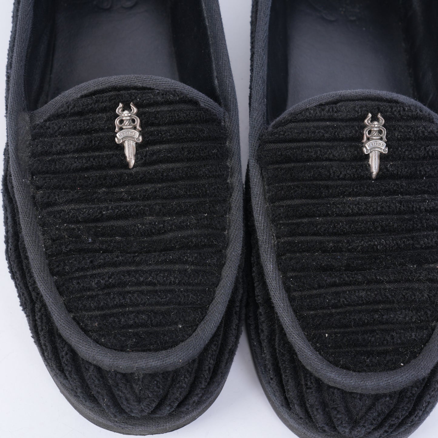 CHROME HEARTS DAGGER LOAFERS USED