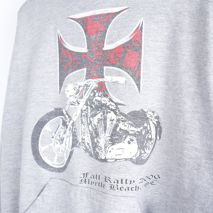 VINTAGE RAGWEAR BIKER HOODIE