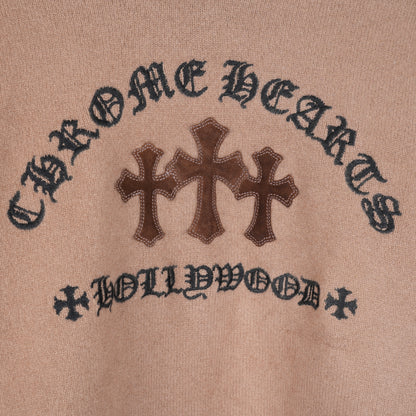 CHROME HEARTS TRIPLE CROSS CASHMERE SWEATER