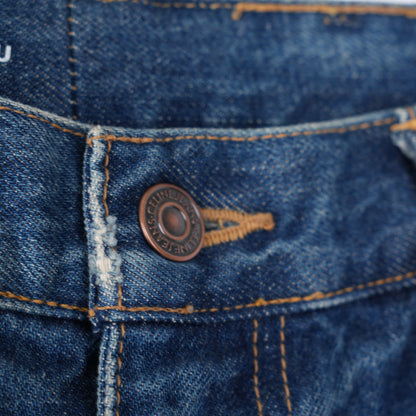 BLUE SANDWASHED CELINE JEANS