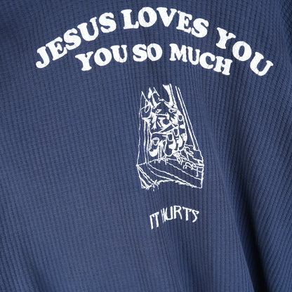 PALY HOLLYWOOD BOXY JESUS LOVES YOU THERMAL LONG SLEEVE