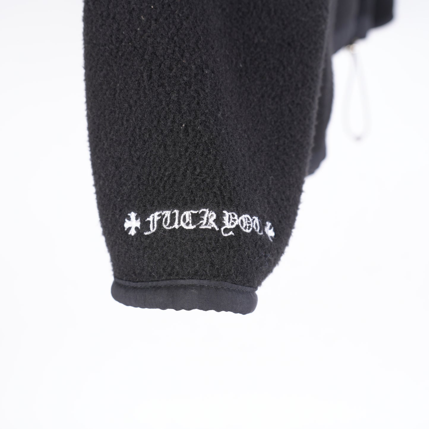 CHROME HEARTS HORSESHOE EMBROIDERED FLEECE JACKET