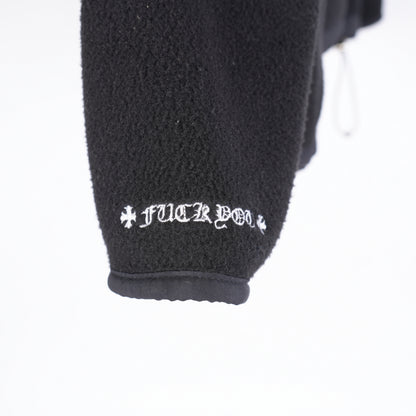 CHROME HEARTS HORSESHOE EMBROIDERED FLEECE JACKET