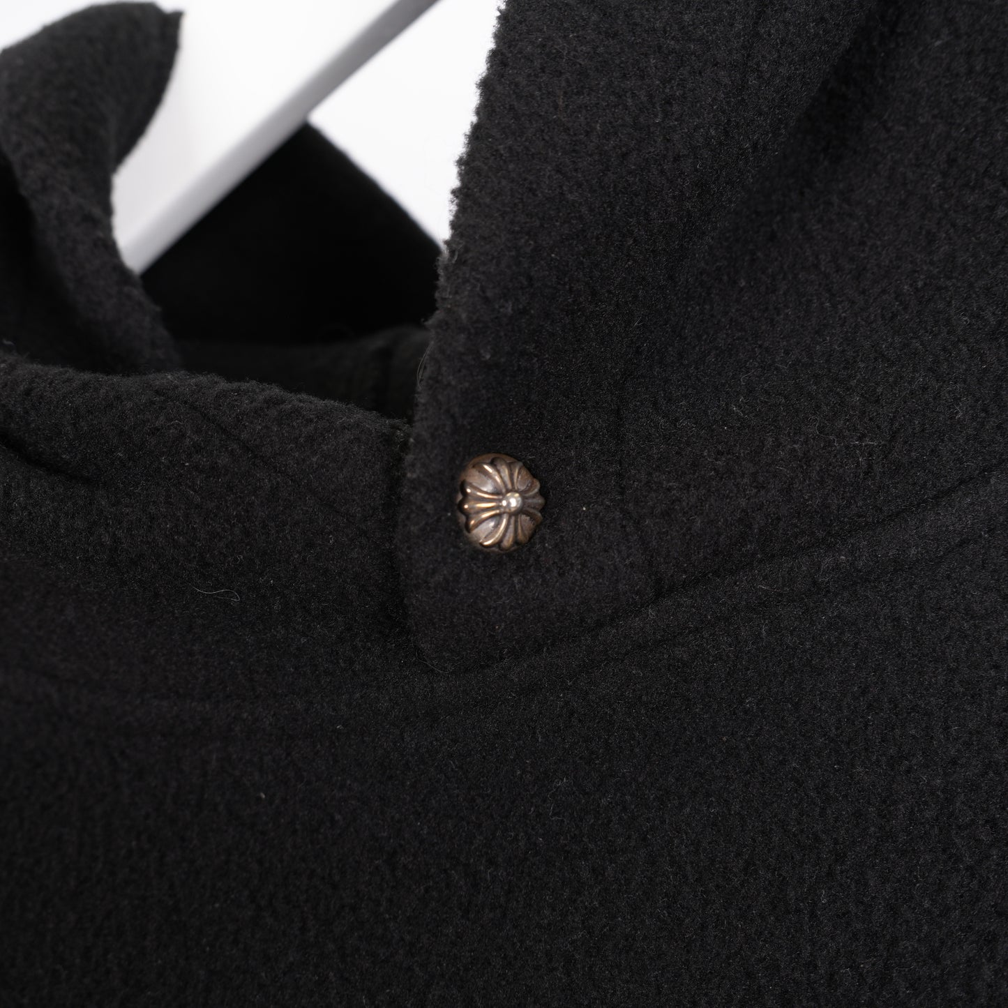 CHROME HEARTS HORSESHOE EMBROIDERED FLEECE JACKET