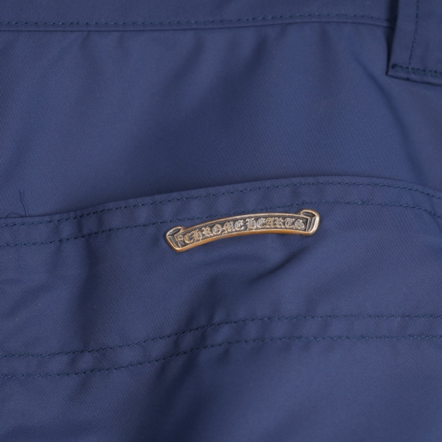 CHROME HEARTS NYLON LEATHER DOUBLE KNEE PANTS
