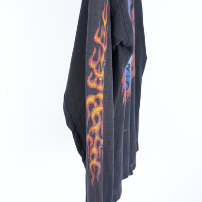 WCC FLAME LOGO LONG SLEEVE FADED SHIRT