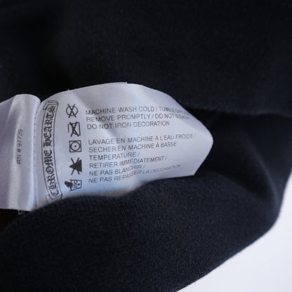 CHROME HEARTS FNF PURPLE LOGO FLEUR SLEEVE HOODIE