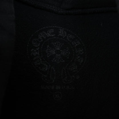 CHROME HEARTS FNF GREY LOGO FLEUR SLEEVE HOODIE