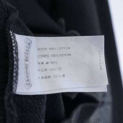 CHROME HEARTS FNF GREY LOGO FLEUR SLEEVE HOODIE