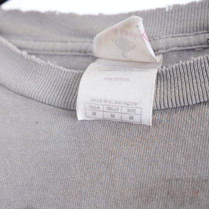 VINTAGE GREY DISTRESSED BLANK T-SHIRT