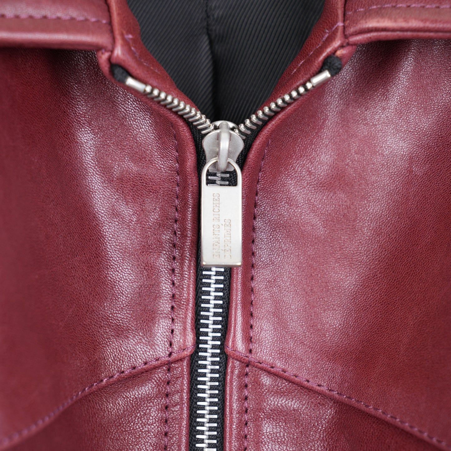 ERD RED LEATHER JACKET