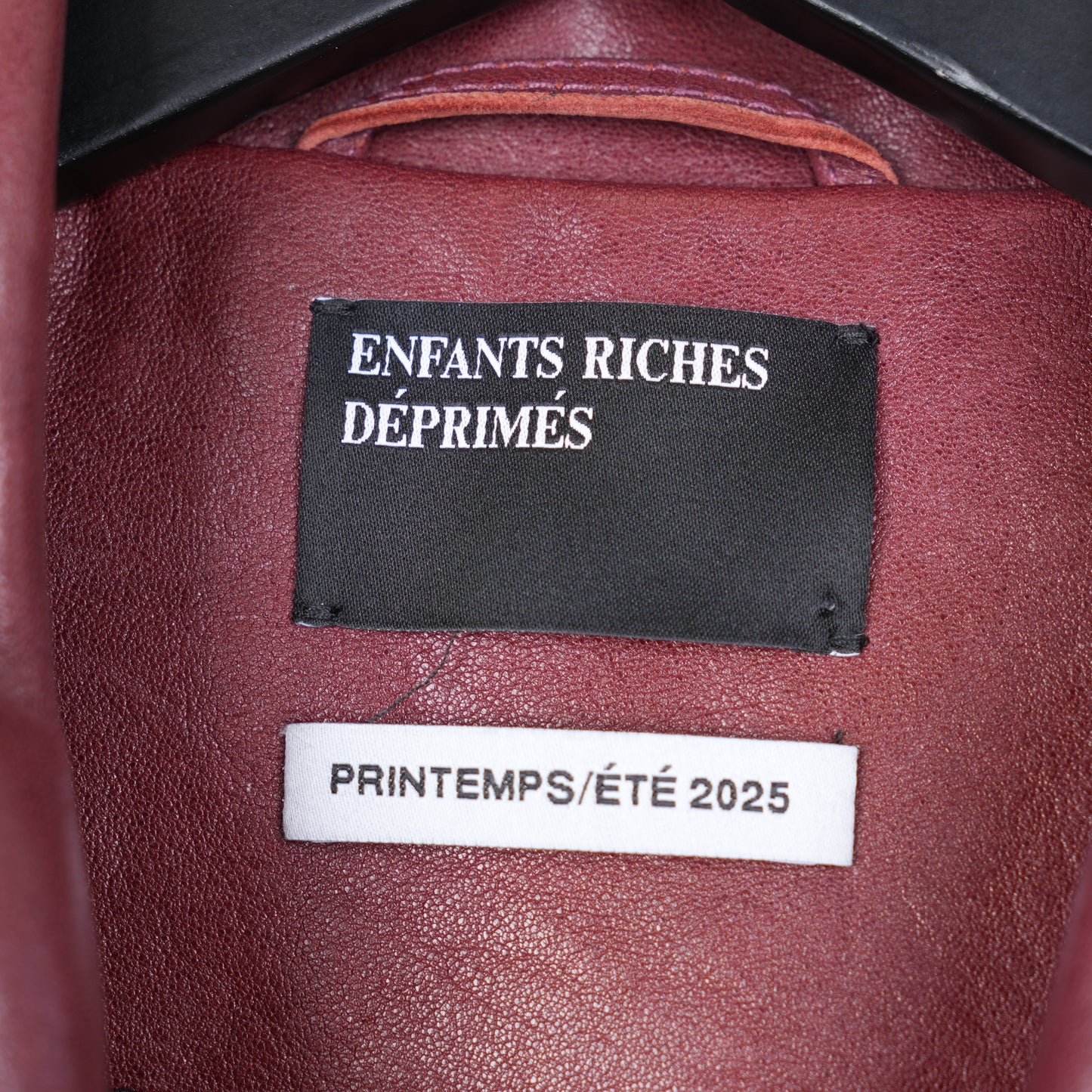 ERD RED LEATHER JACKET