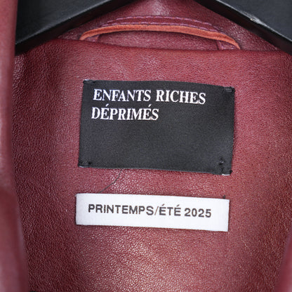 ERD RED LEATHER JACKET