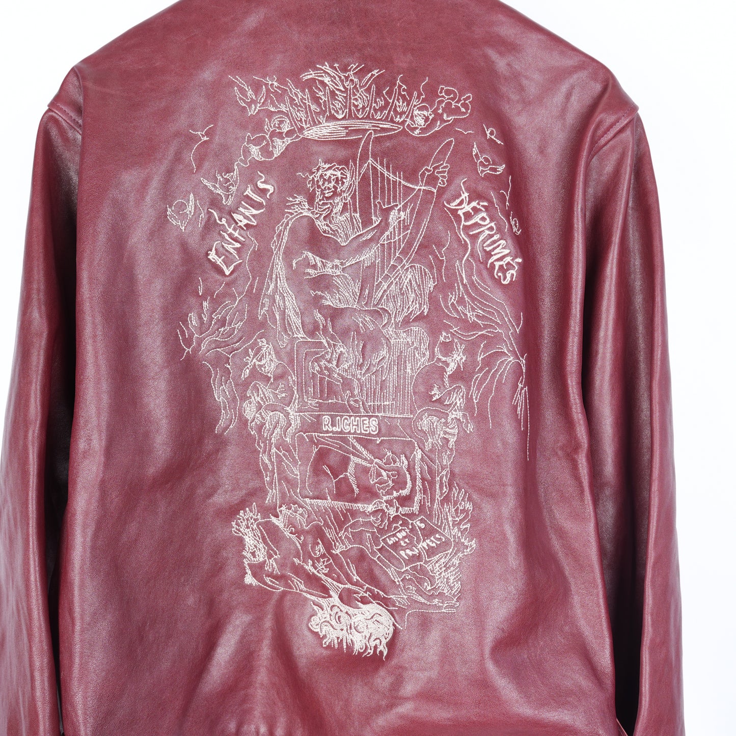 ERD RED LEATHER JACKET