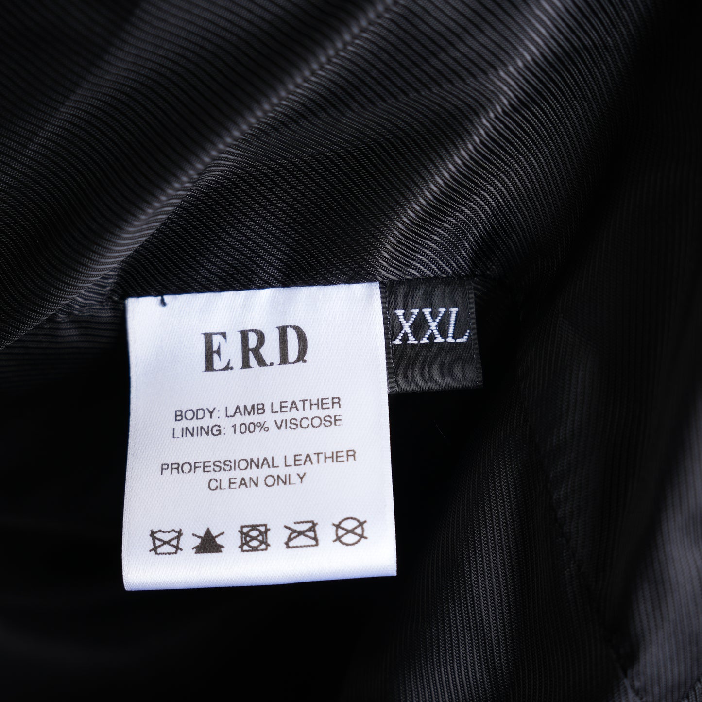 ERD RED LEATHER JACKET