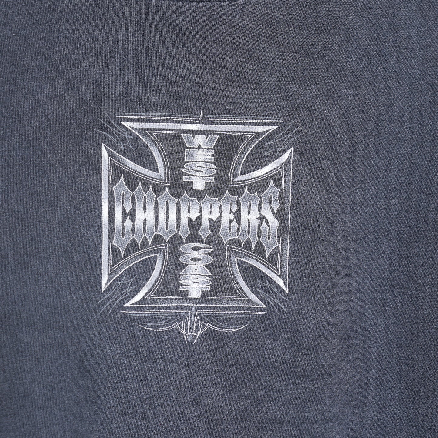 WCC LOGO GREY FADED LONG SLEEVE LONG BEACH T-SHIRT
